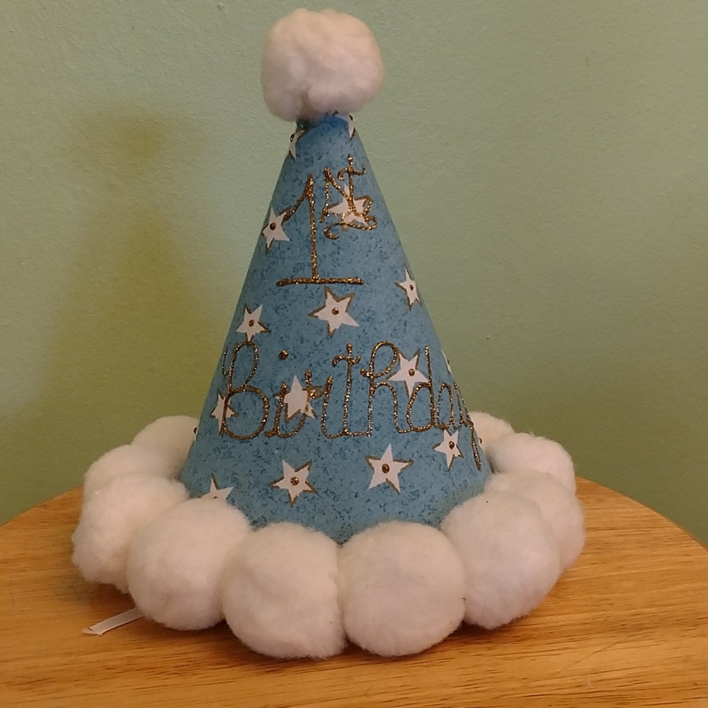 Birthday hat for baby's 1st birthday